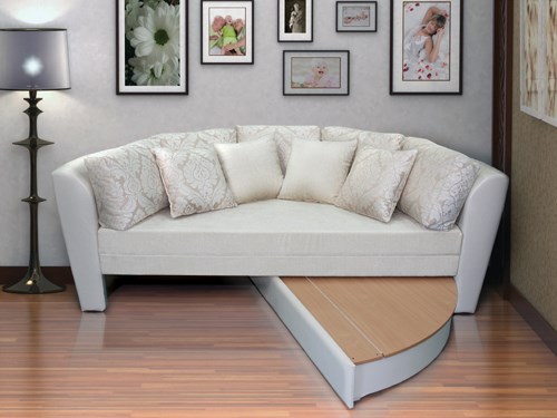 Круглый диван-кровать Смайл в Хабаровске - изображение 1